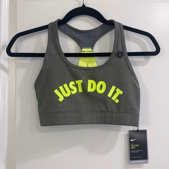 Nike Other - NWT Nike Victory Bra Women’s Sports Bra - Medium Support - Size Small - Gray
